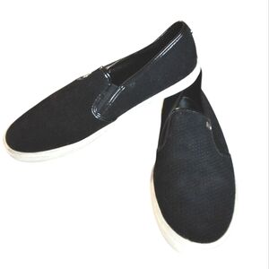 Michael Kors Black and White Sneakers Sleek Design 8.5 M